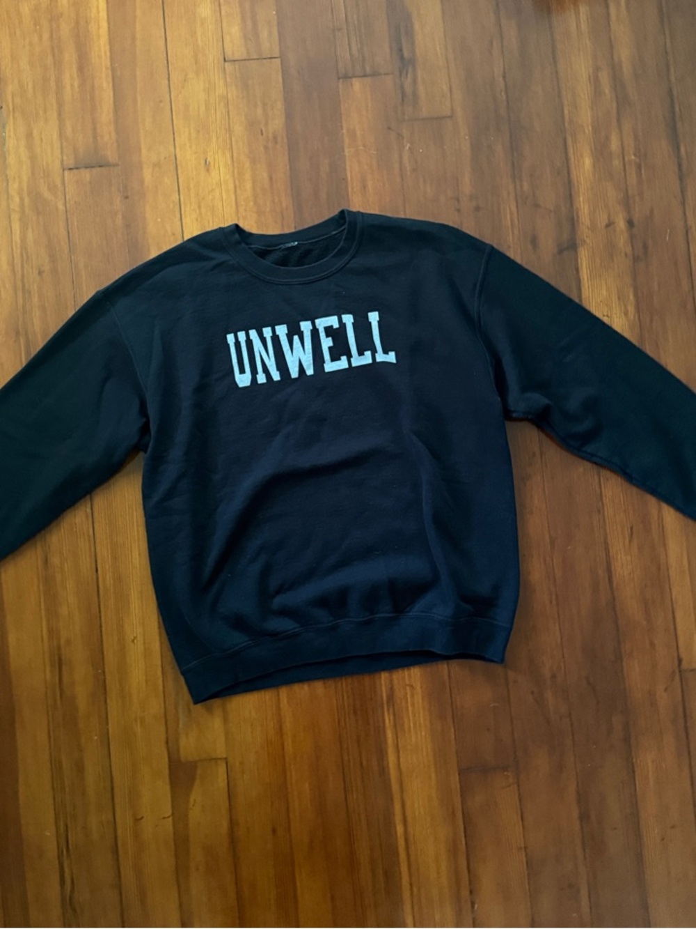 UNWELL Black Crewneck Sweatshirt - Women